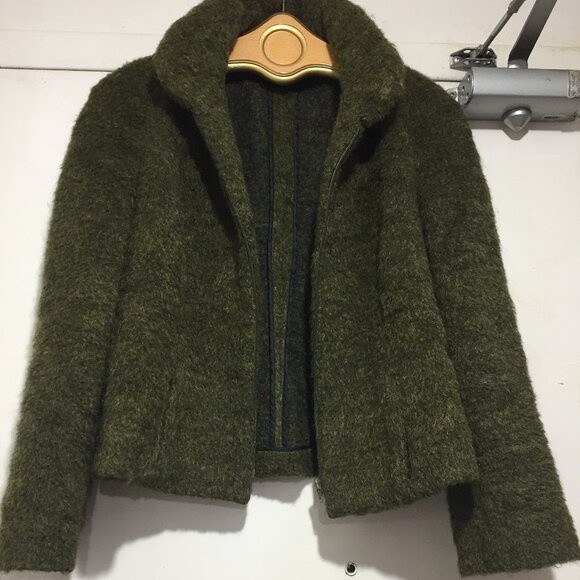 VINTAGE MARIELLA BURANI AMULETI WOOL BLEND JACKETS SIZE 8 - Picture 3 of 9